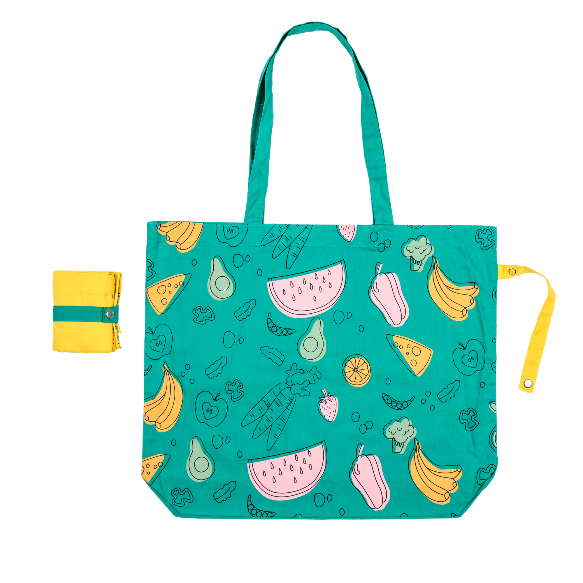 ECOBAGS MTO Foldable tote with all over print