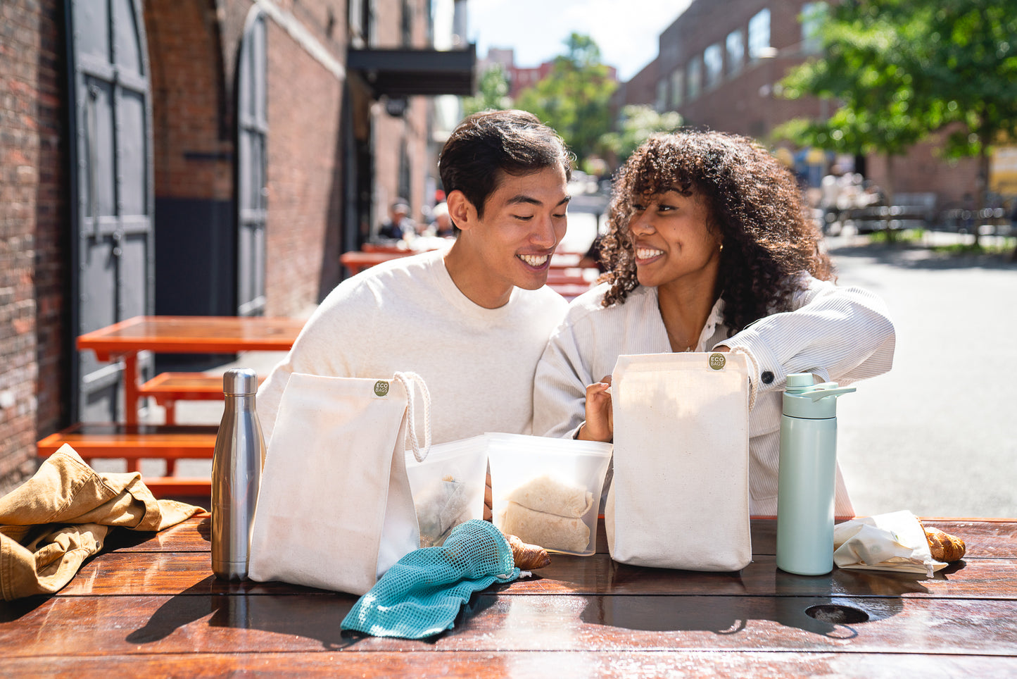 Organic Cotton Lunch Bag.