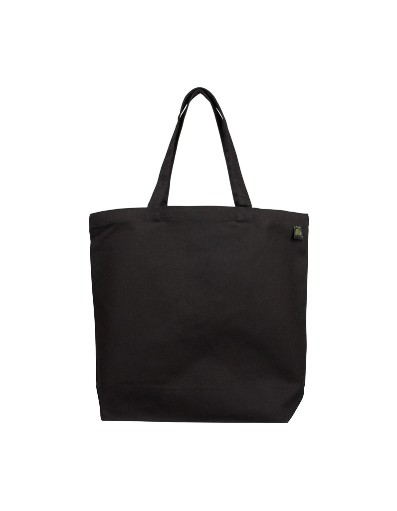 Eco-bags Recycled/Lightweight Cotton Shopping Tote, Canvas Black