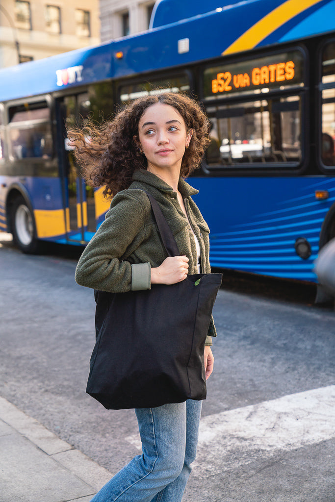 Recycled Canvas Tote- Large Gusset