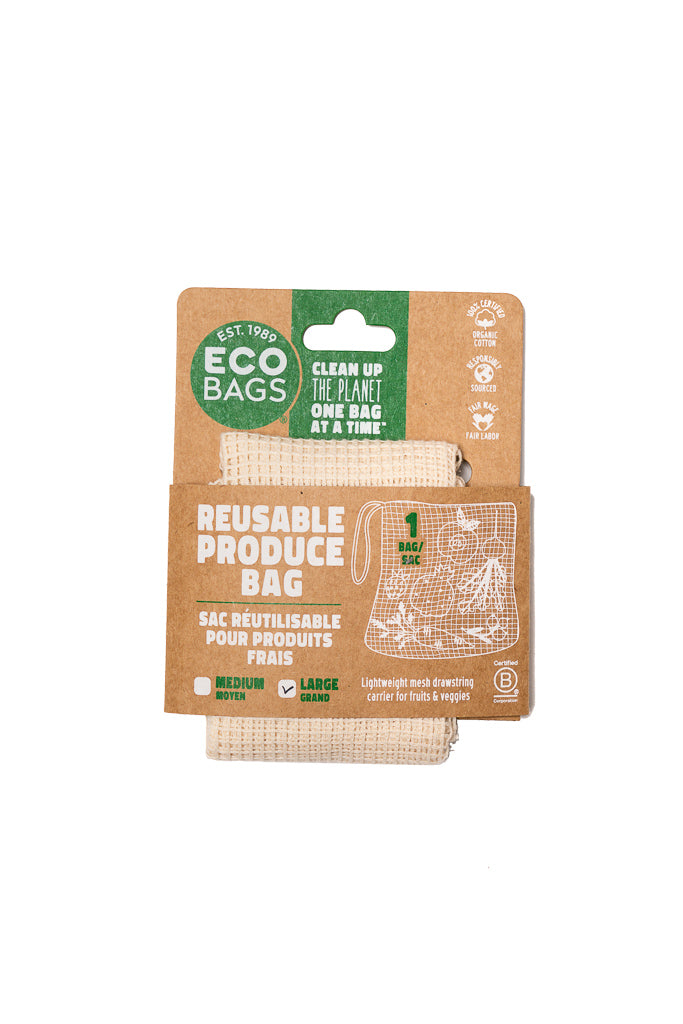 Packaged Organic Mesh Drawstring - Large