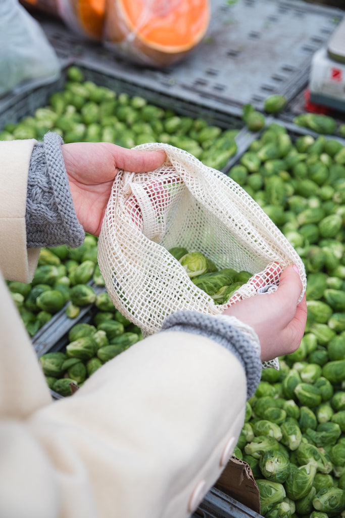 Organic Cotton Large Mesh Bag