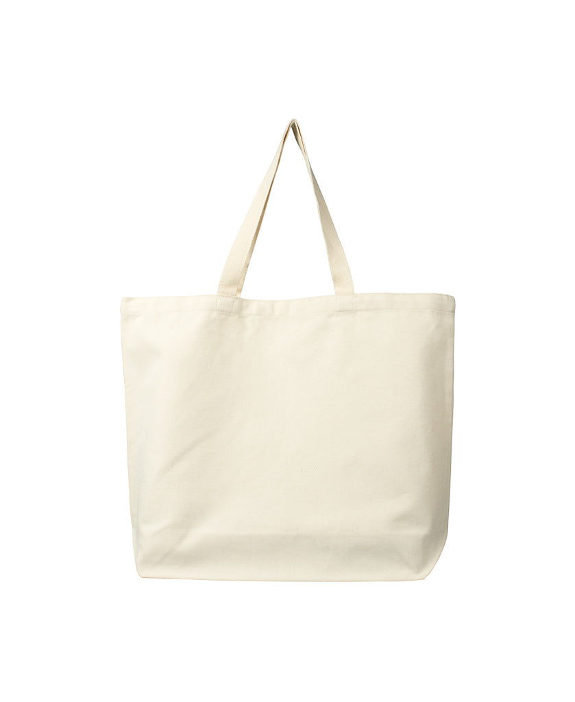 Blank Bulk Canvas Tote Bags Wholesale Organic , Natural Color