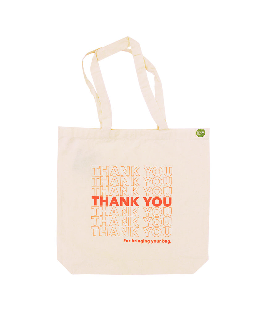 "Thank You" Printed Tote