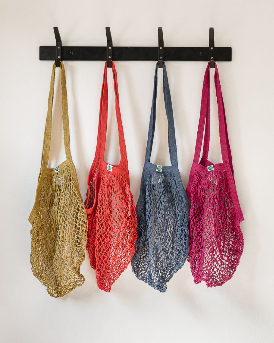 Natural Cotton Long Handle String Bag - Variety Sets.