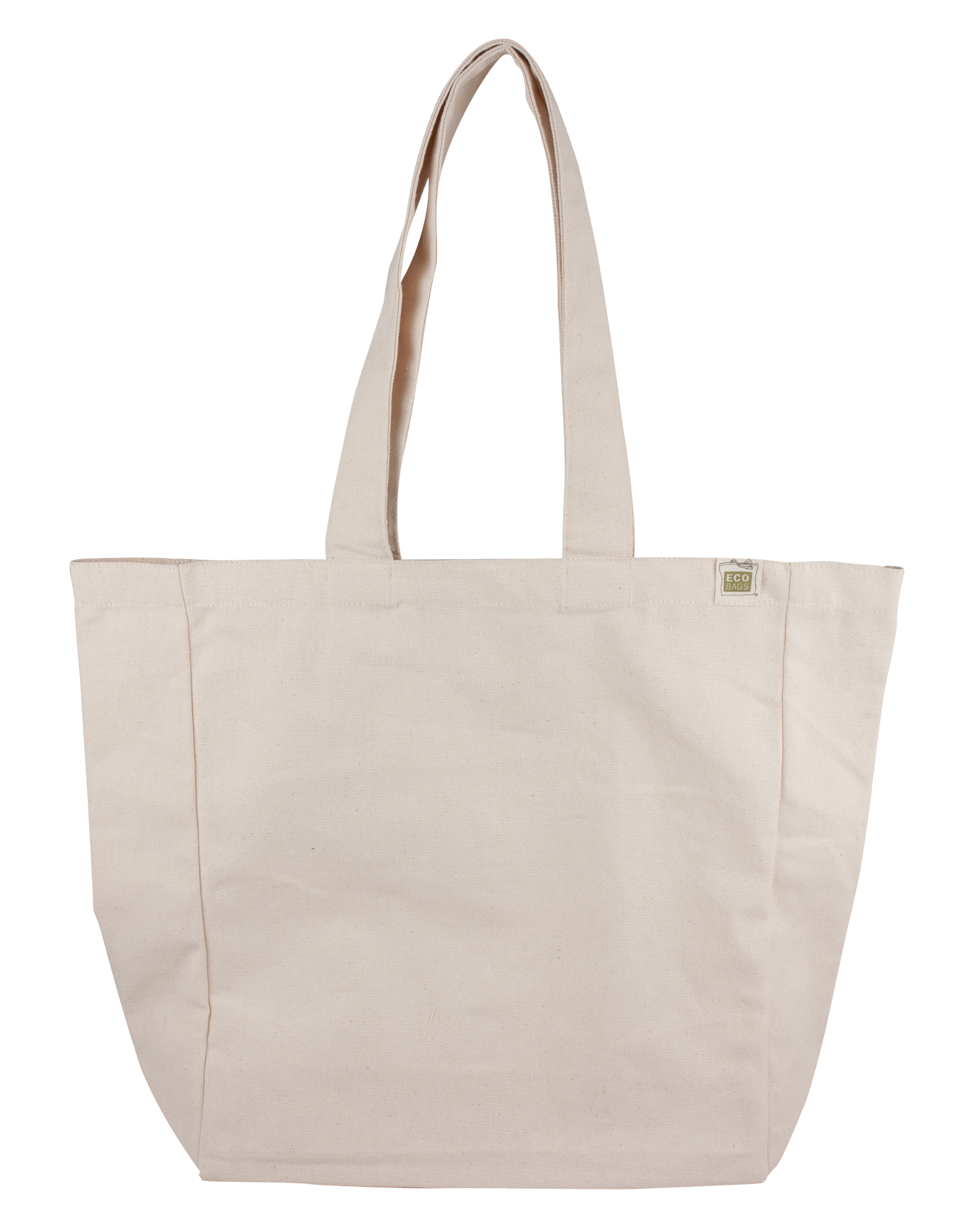Recycled Cotton Canvas Tote With Pocket