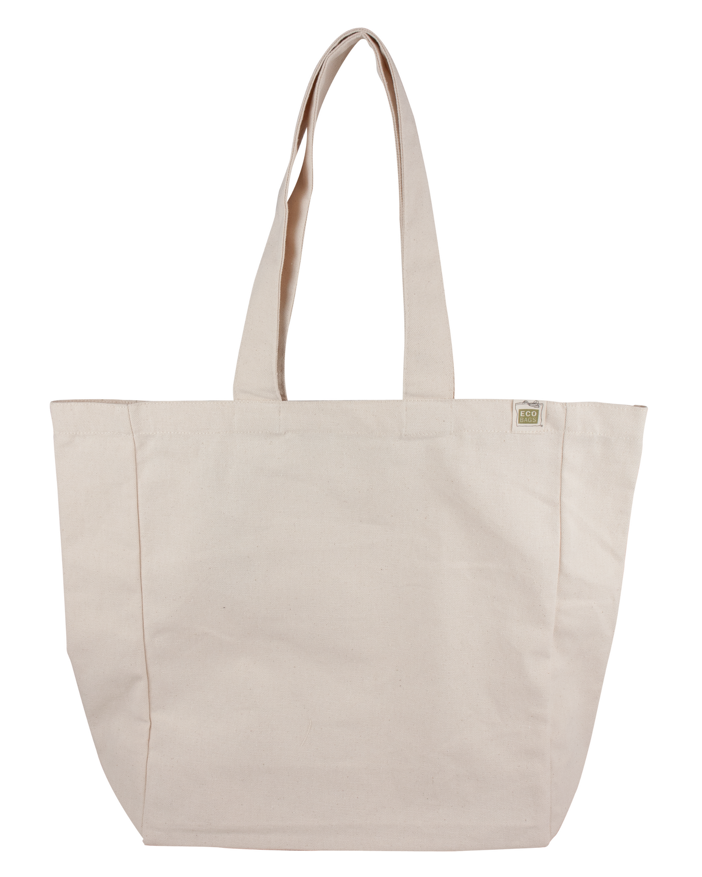Recycled Cotton Canvas Tote With Pocket