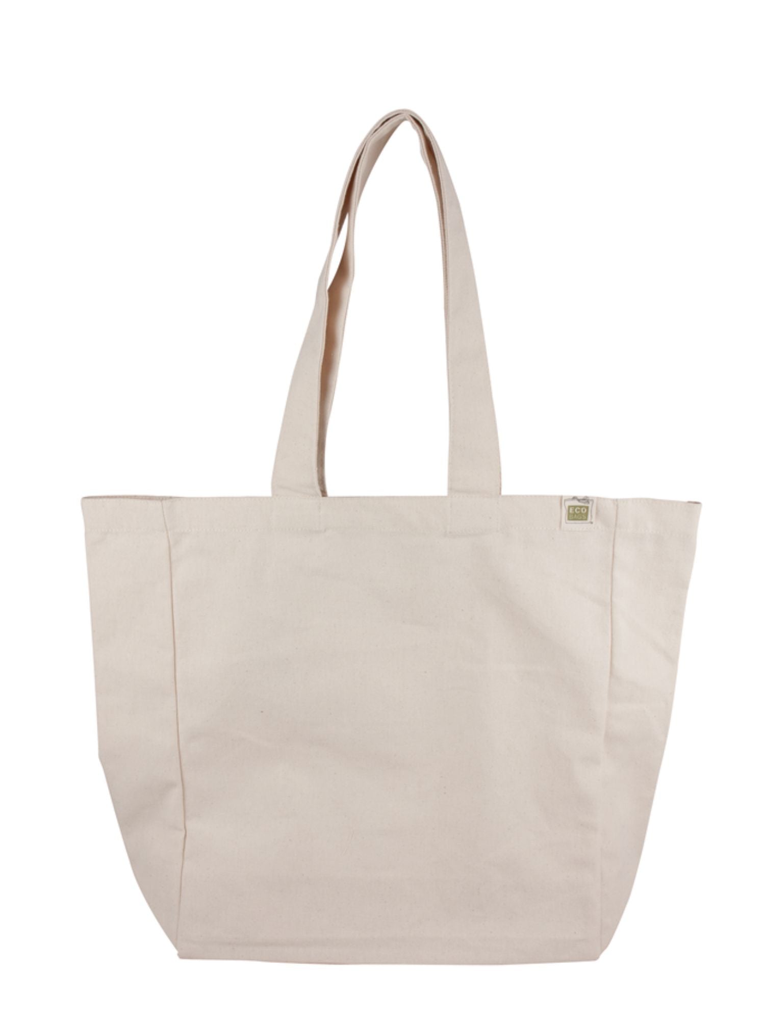 Recycled Cotton Canvas Tote With Pocket