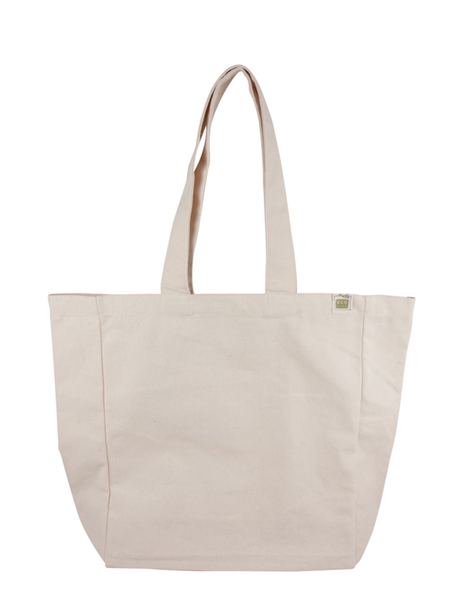 Recycled Cotton Canvas Tote With Pocket