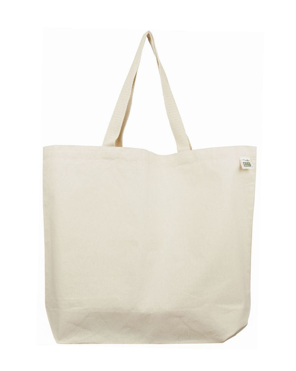 Recycled Cotton Canvas Mid-Weight Tote