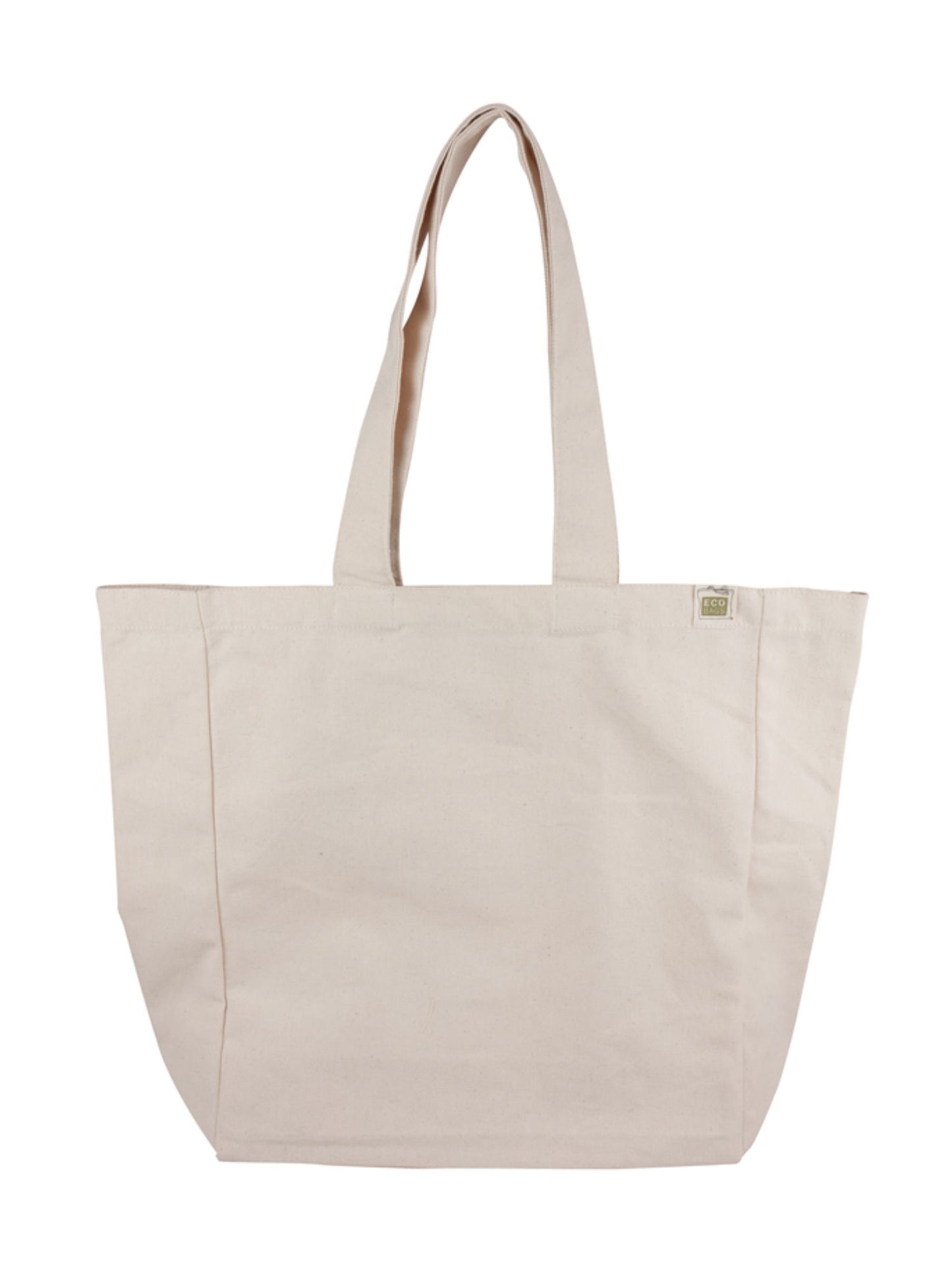 Recycled Cotton Canvas Tote With Pocket