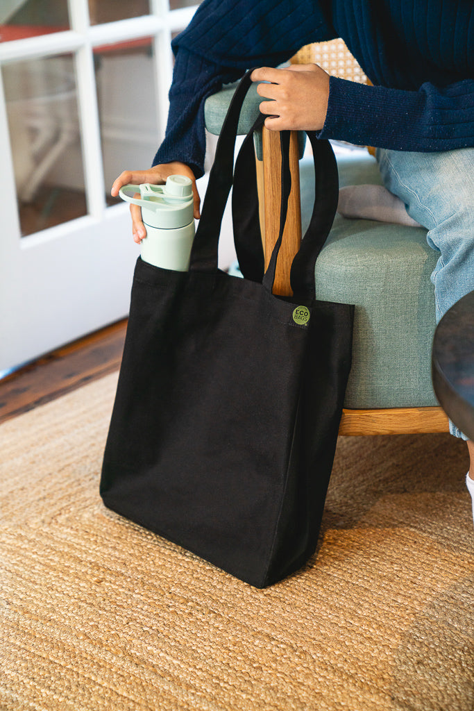 Recycled Canvas Tote- Large Gusset – ECOBAGS