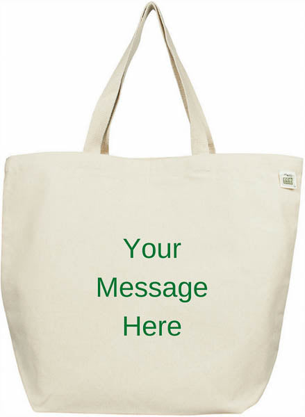 Recycled Canvas Tote - XL Gusset - Custom Print – ECOBAGS